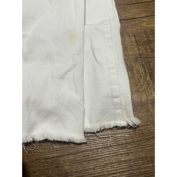 Princess Polly Cece Hammer Wide Leg Knee Rip white Jeans - Picture 12 of 12